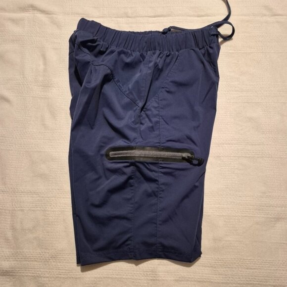 Little Donkey Andy women's size Small navy shorts 4 pockets, 2 zip EUC - Picture 7 of 7